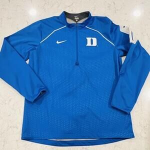 Nike Duke Blue Devils 1/4 Half Zip Waterproof Windreaker Pullover jacket Medium